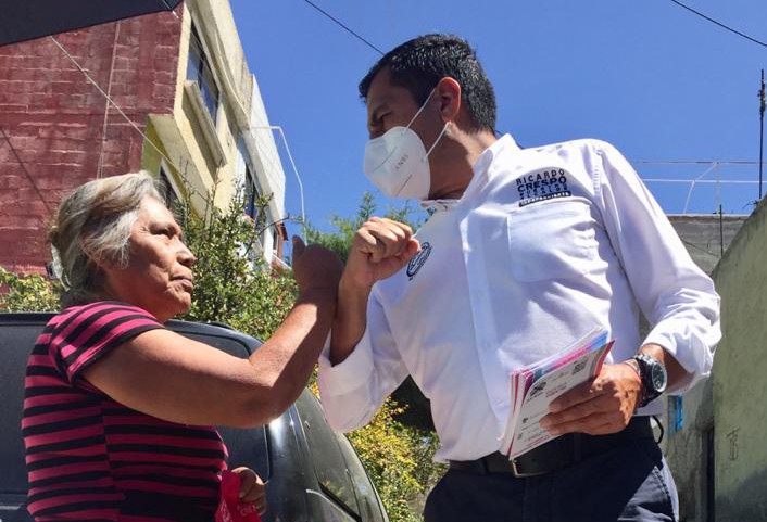 Ricardo Crespo en campaña