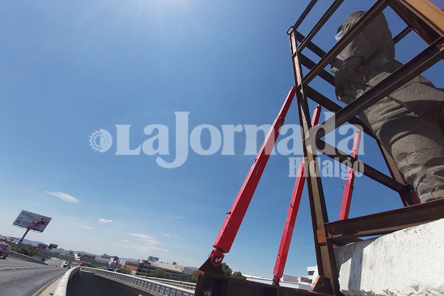 Mañana podría ser reubicada estatua de Miguel Hidalgo