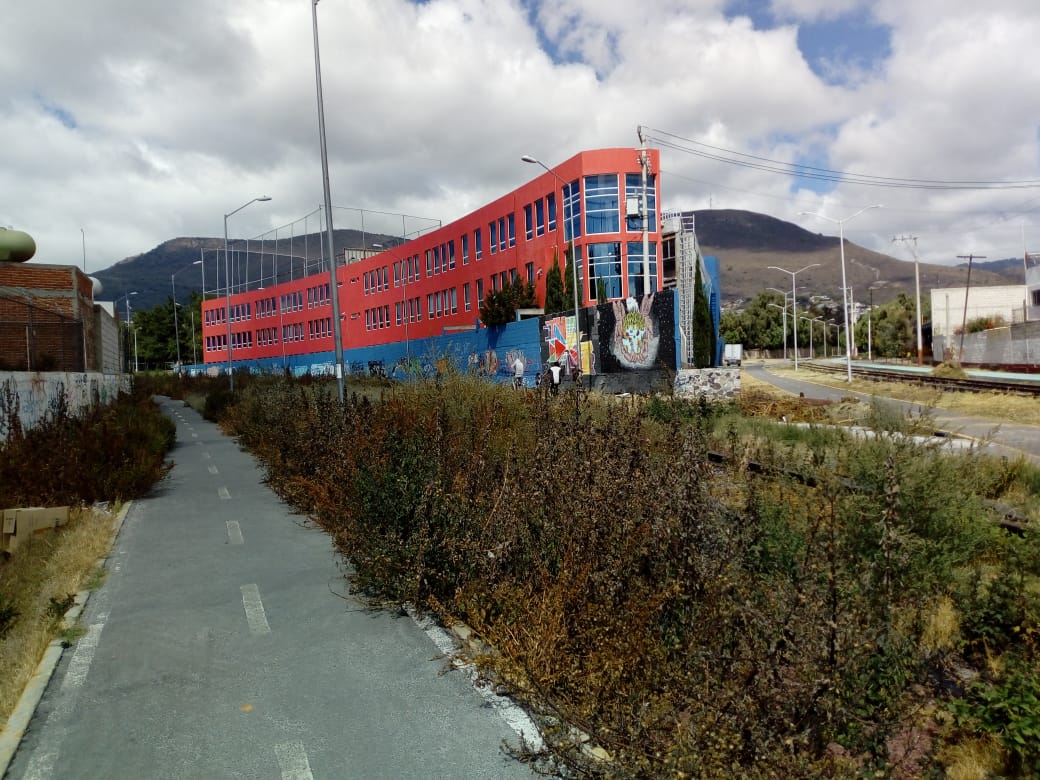 En el abandono, ciclovía de Pachuca