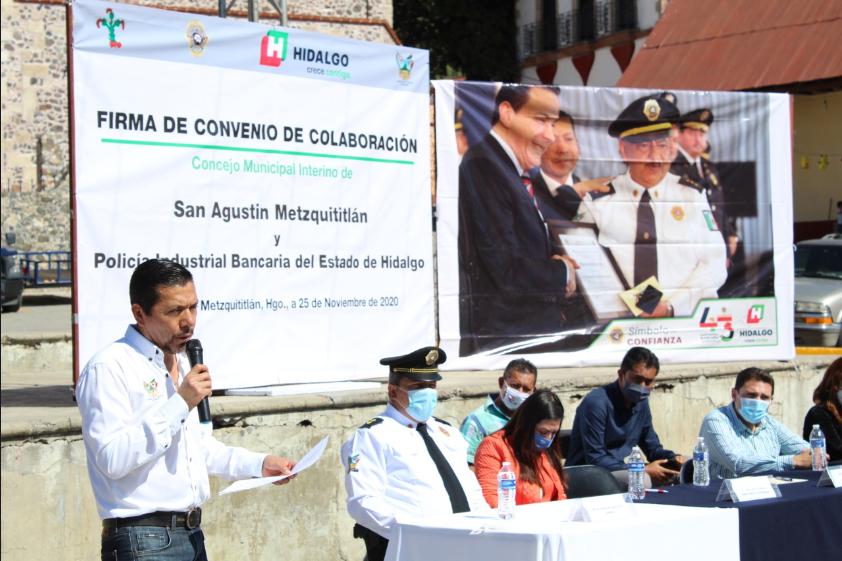 Convenio laboral por seguridad de Metzquititlán