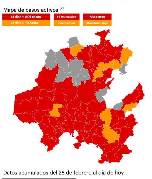 mapa covid Hidalgo