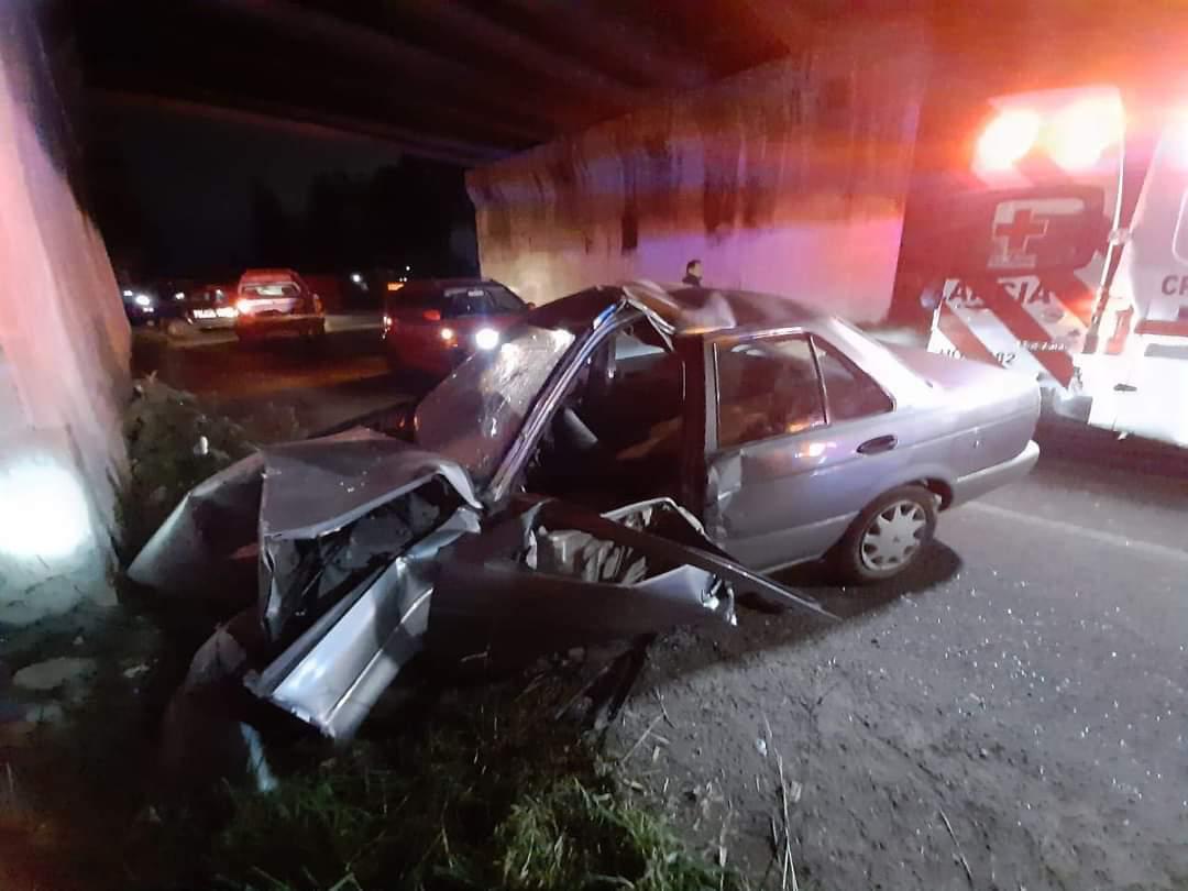 Perito de la PGJEH sufre accidente, en Tula