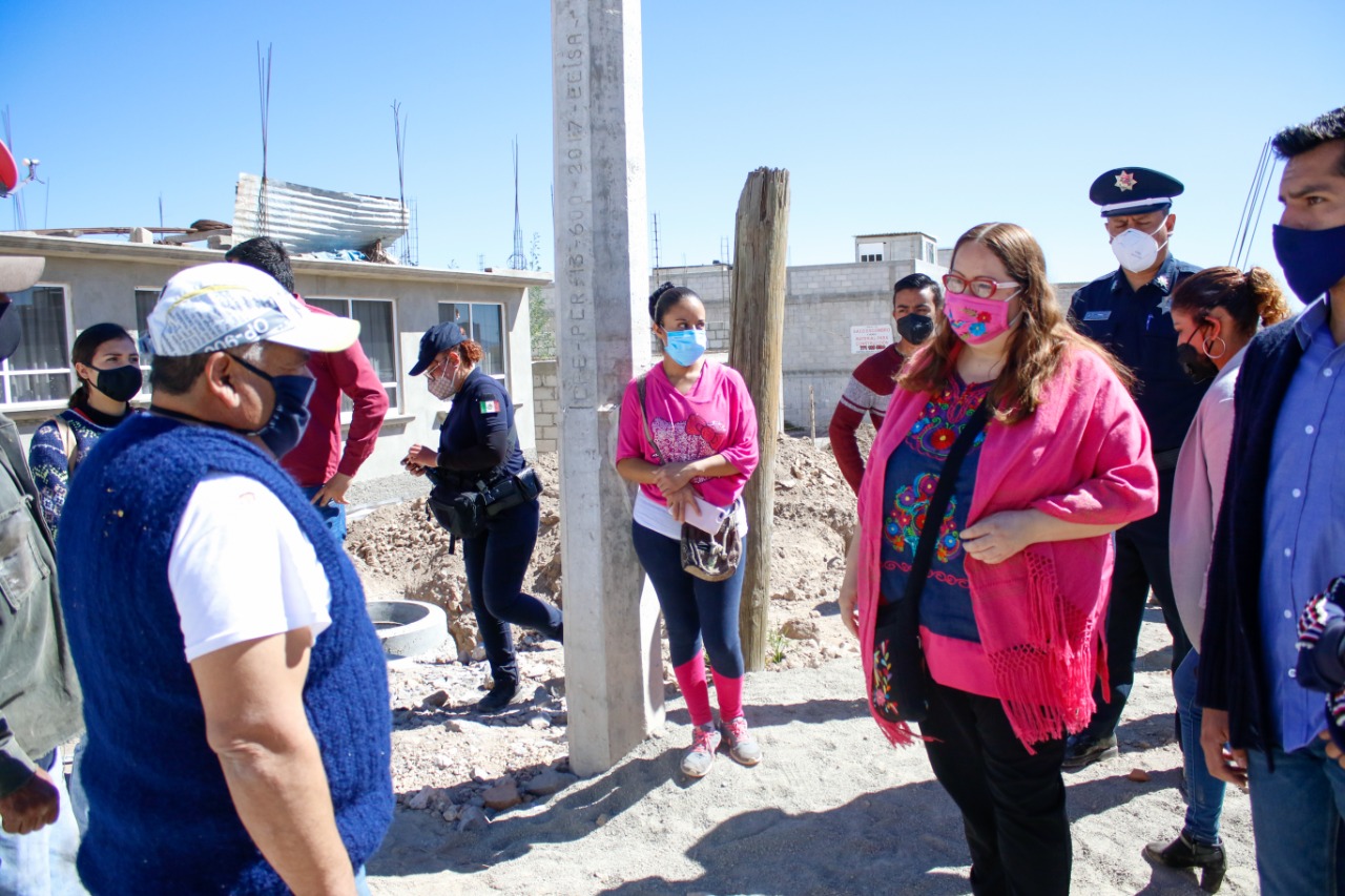 Supervisan obras en Campo de Tiro y Monte Carmelo