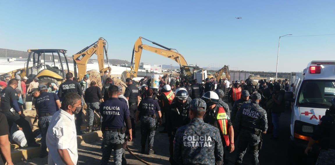 Sin permisos la excavación donde fallecieron tres personas