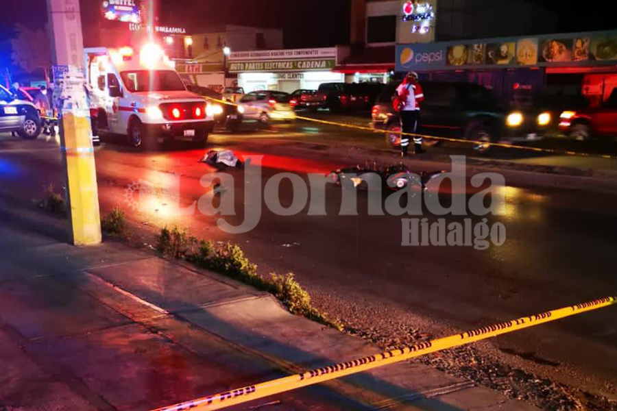 Un muerto y menor ileso en choque de moto