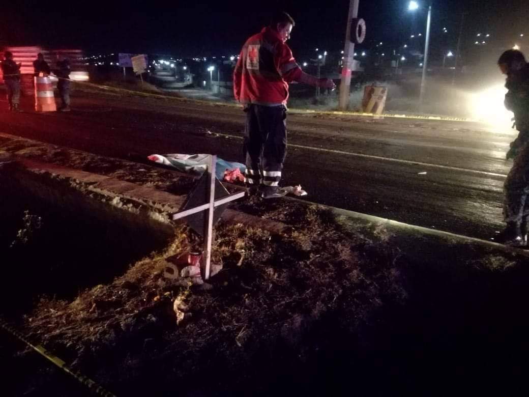 Tramo carretero en La Loma, escenario de fatales arrollamientos