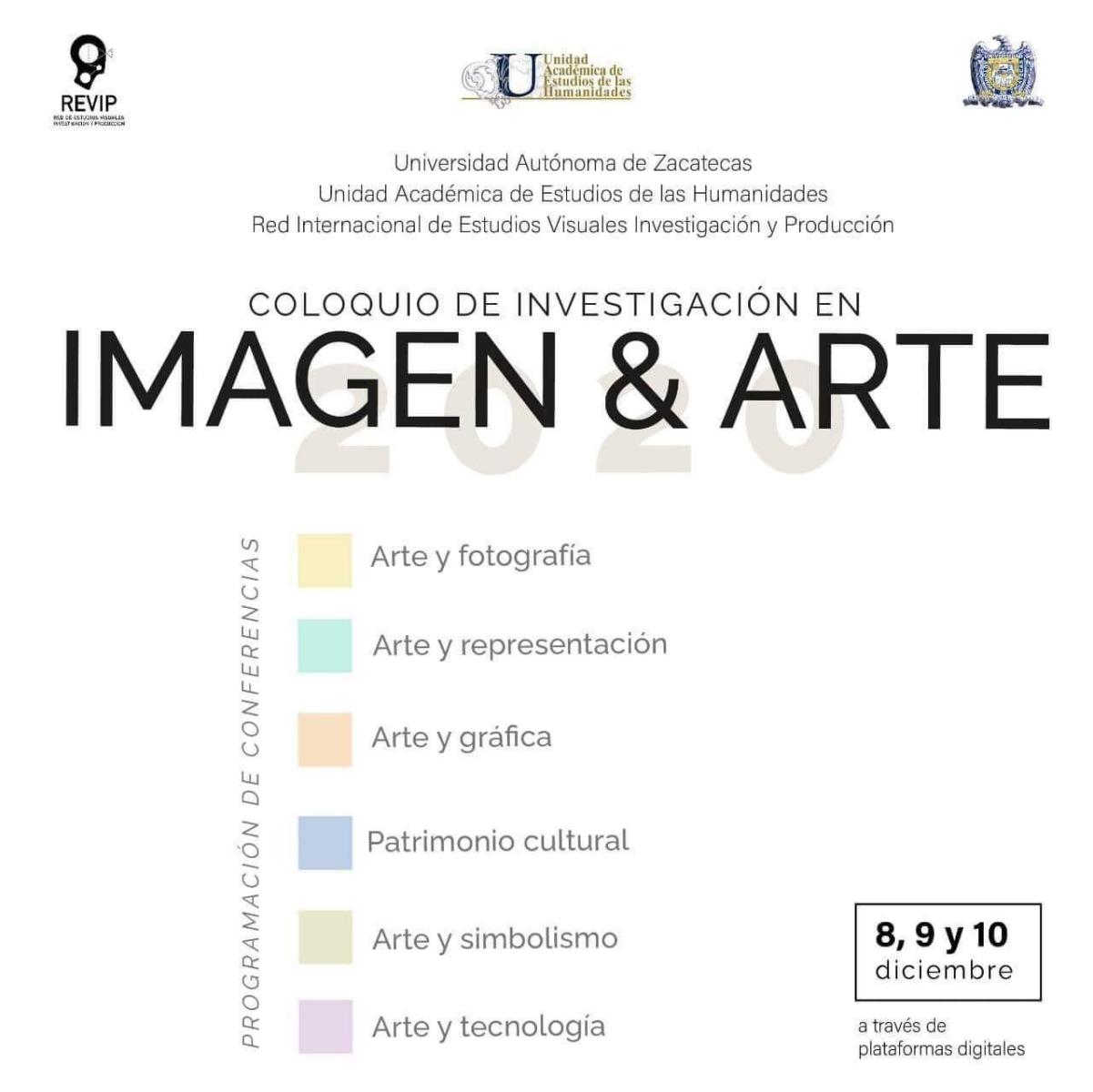 Invita Instituto de Artes a Coloquio de Imagen y Arte de la UAZ