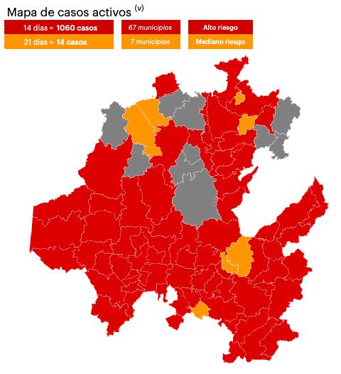 mapa Covid Hidalgo