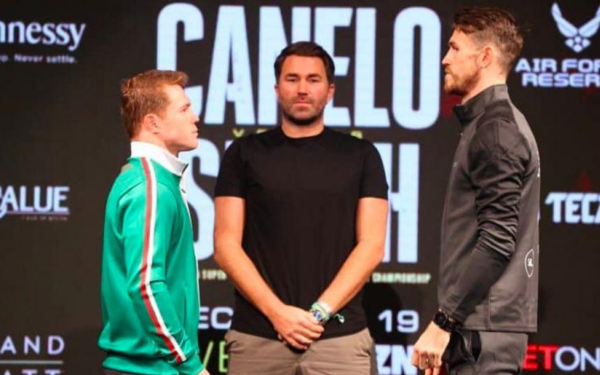 Canelo y Smith, listos para la pelea