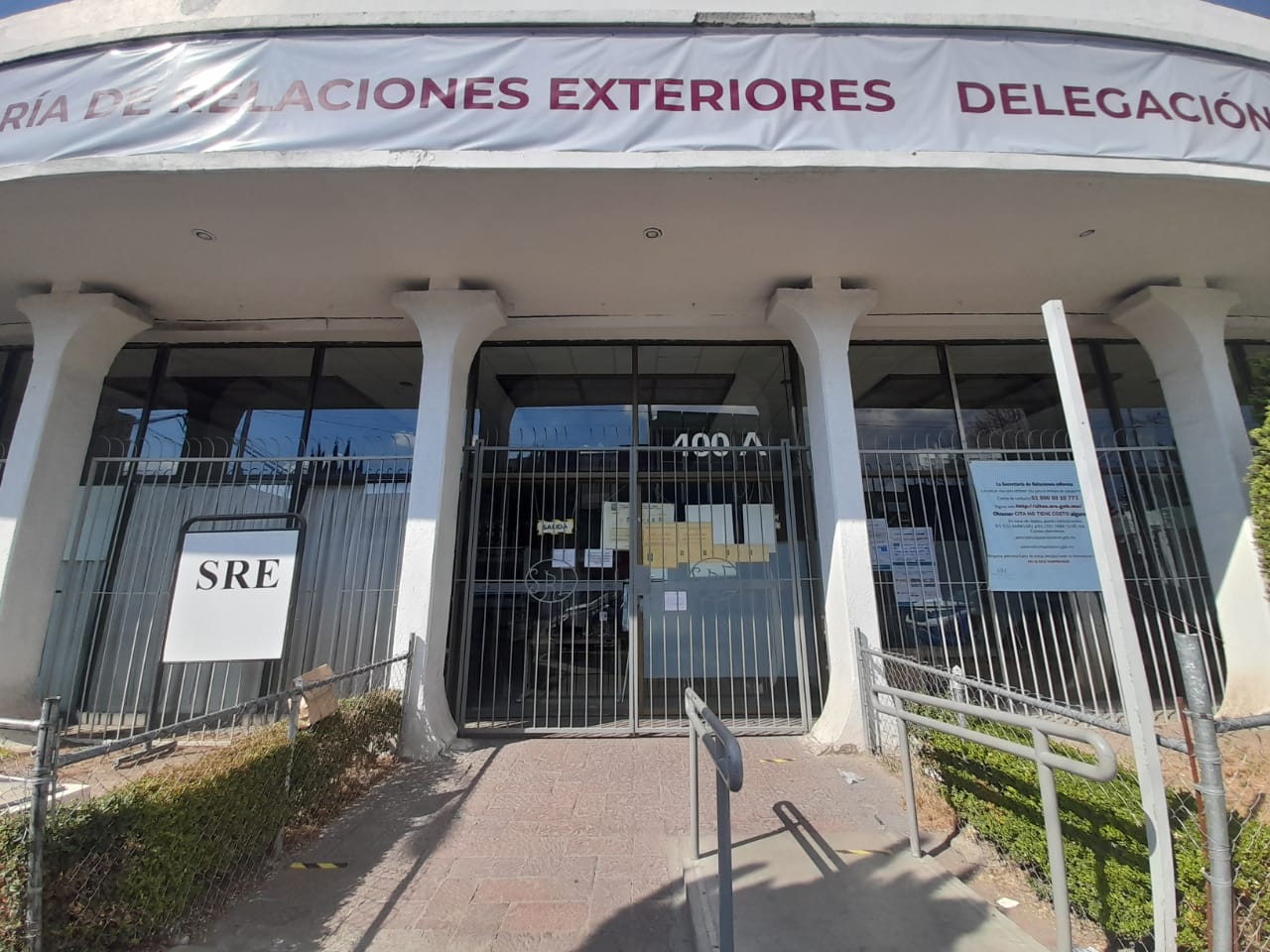 SRE cierra nuevamente servicio al público