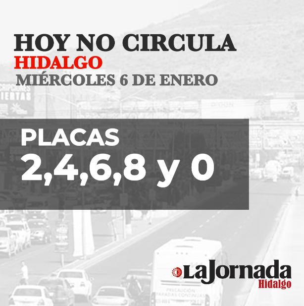 Hoy No Circula, miércoles 6 de diciembre