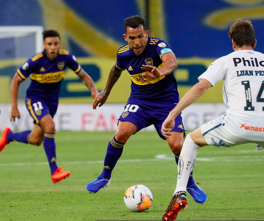 Santos rescató un empate ante Boca en la semifinal de la Libertadores