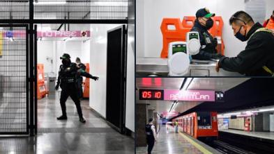 Línea 1 del Metro reinicia operaciones con 10 trenes