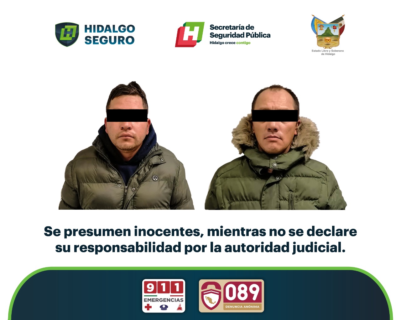 Capturan a dos que hurtaron equipos en Villas de Pachuca