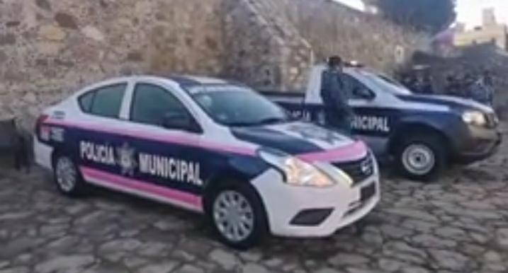 Entregan patrullas a policía  municipal de Epazoyucan