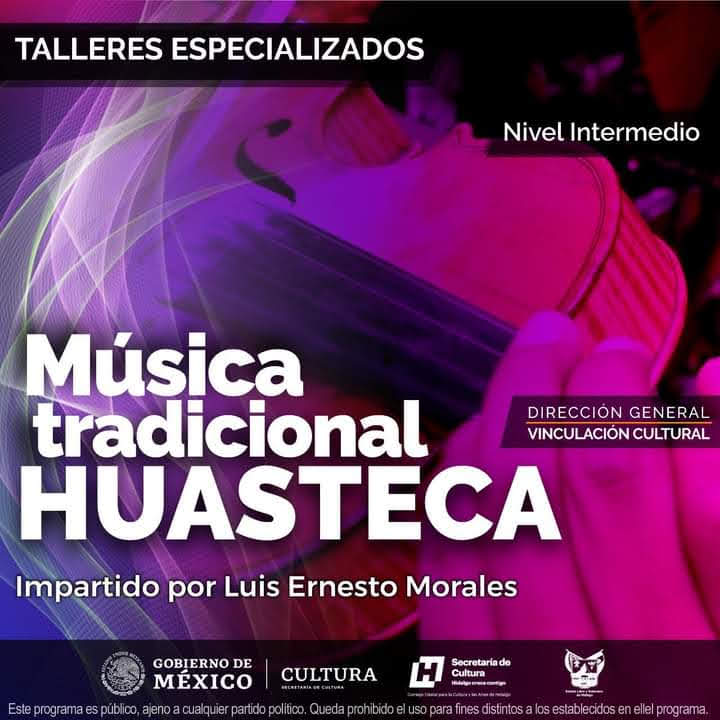 Invita Cultura Hidalgo a cursar talleres especializados