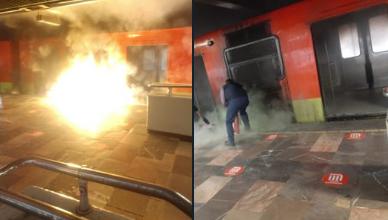 VIDEOS | Se registra incendio en Metro Indios Verdes