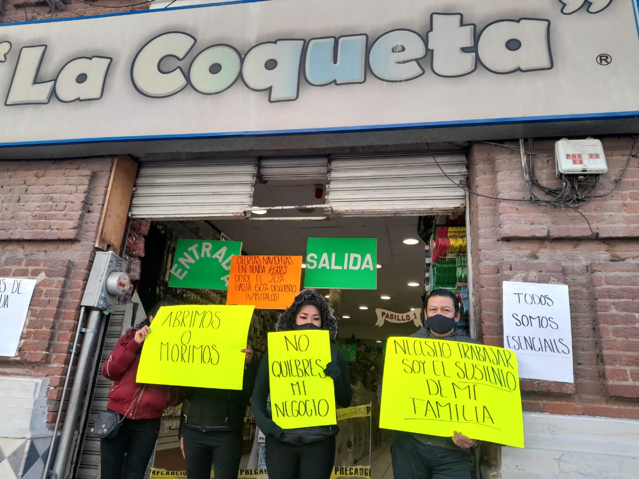 Hasta 40 mil pesos al mes pierde comercio del centro de Pachuca