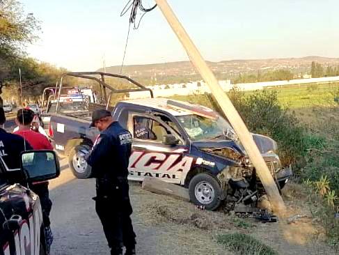 Por poco y no la libra policía estatal en Tula