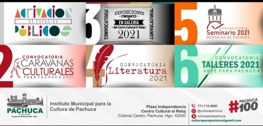 Publican resultados de convocatorias culturales 2021 de Pachuca