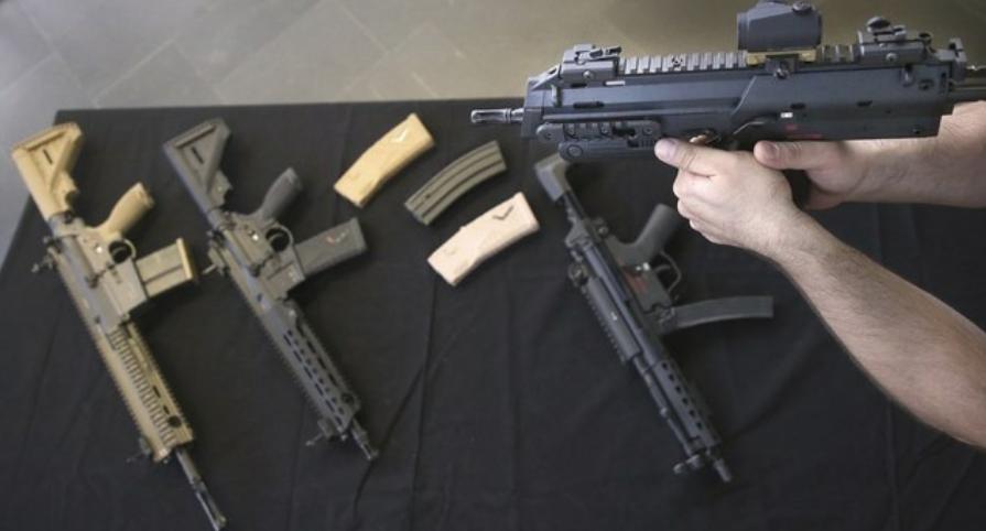 Armas del fabricante alemán Heckler & Koch en imagen de archivo. Foto Ap