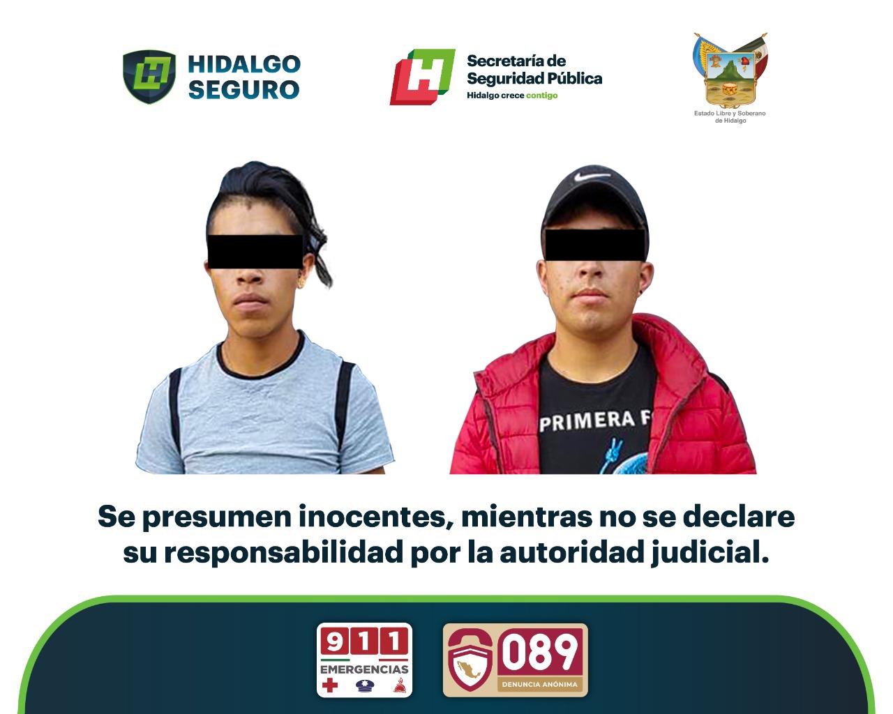 Caen dos con droga en Mineral de la Reforma