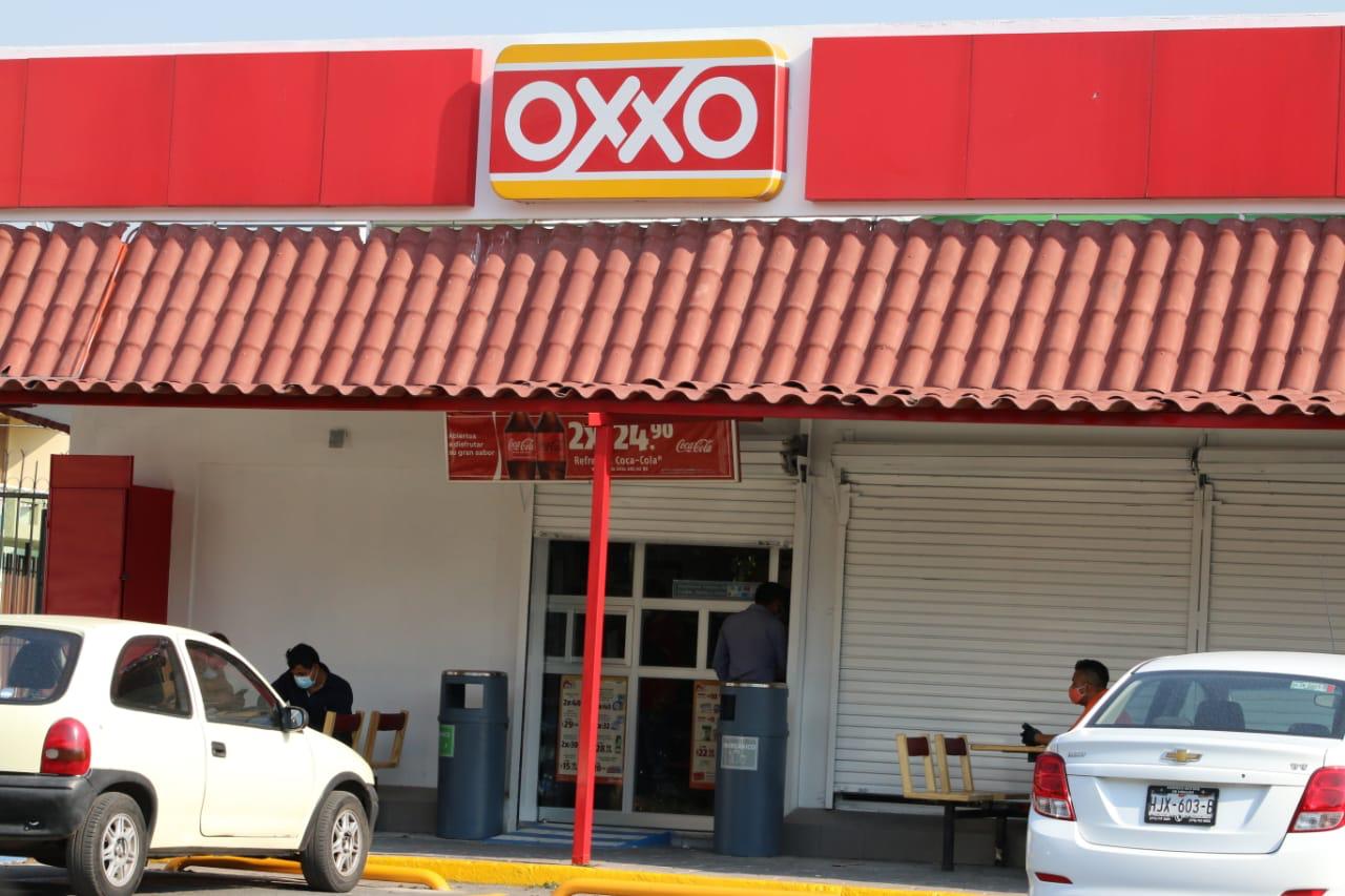 Roban Oxxo en colonia Constitución en Pachuca