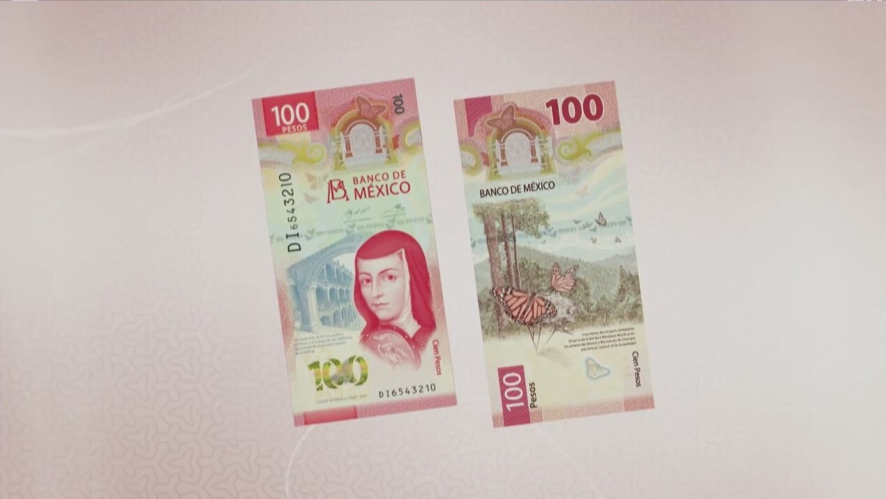 Billete de 100 pesos es distinguido como el mejor de 2020