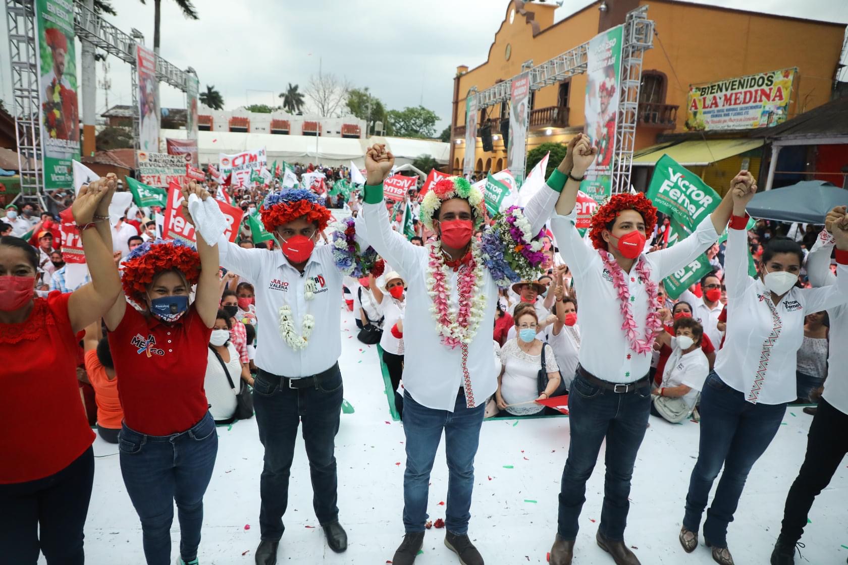 Fernel cierra campaña con 8 mil asistentes