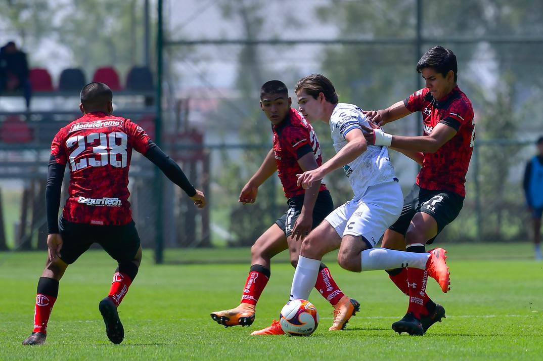 Pachuca y Toluca empatan 2-2 en el juego de ida de la sub 17