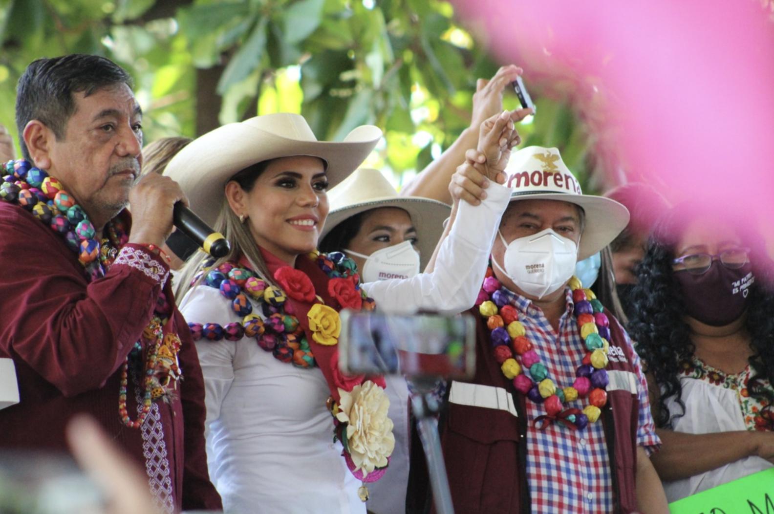 Evelyn Salgado inicia campaña electoral en Guerrero