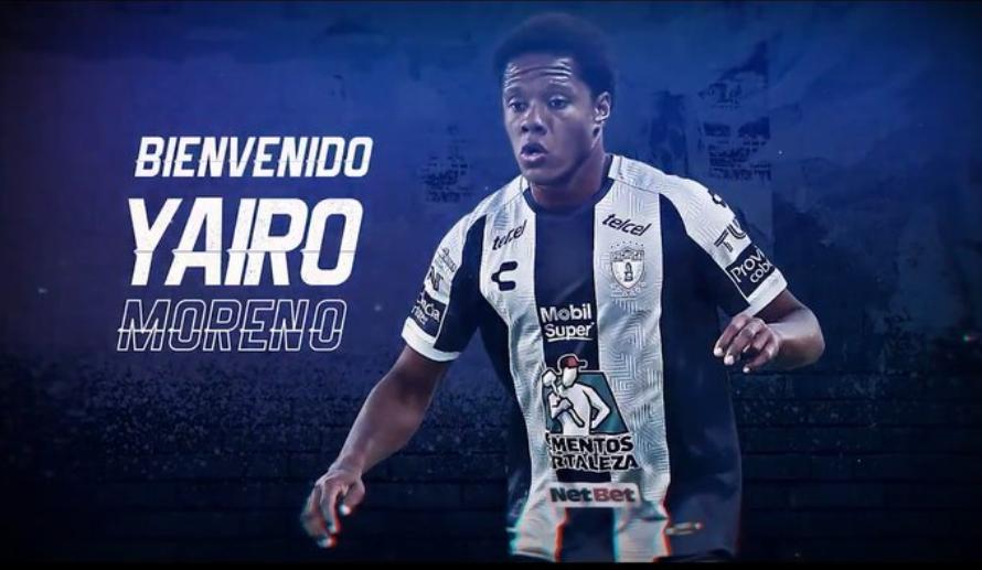 Yairo Moreno, nuevo jugador de los Tuzos del Pachuca