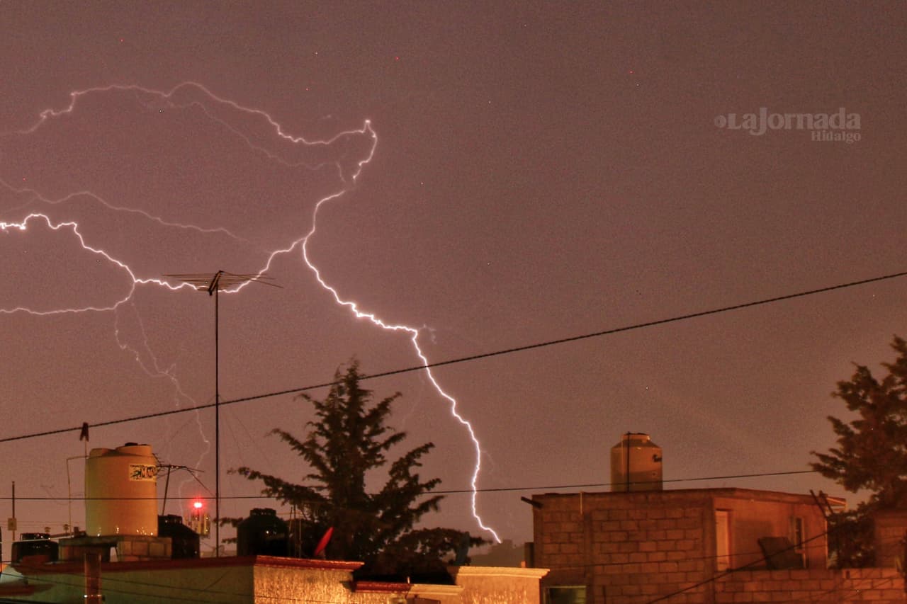 Clima en Hidalgo: prevén lluvias fuertes este lunes en Hidalgo