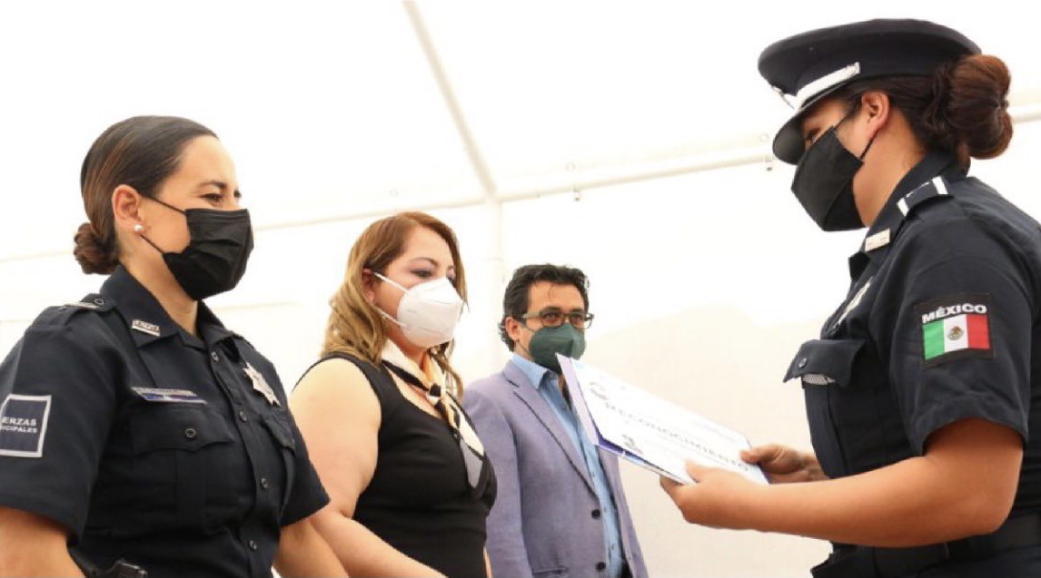 Policías municipales de Pachuca reciben capacitación