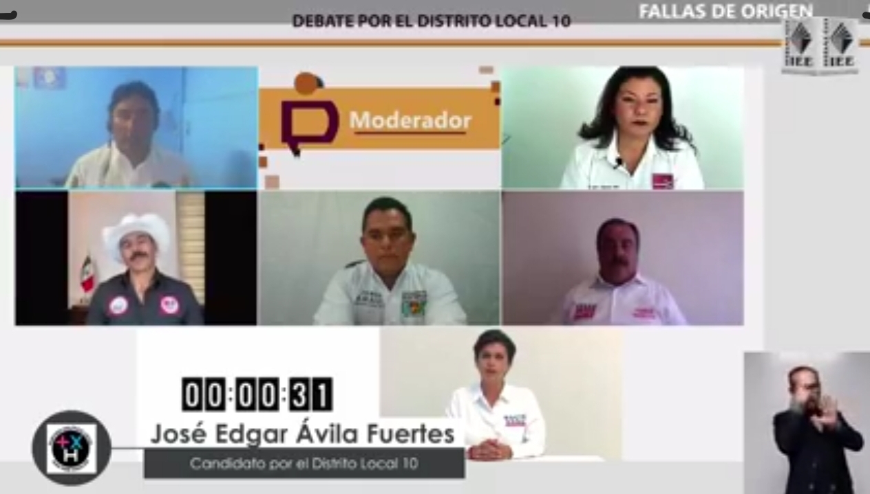 Debaten candidatos a diputados locales por Apan