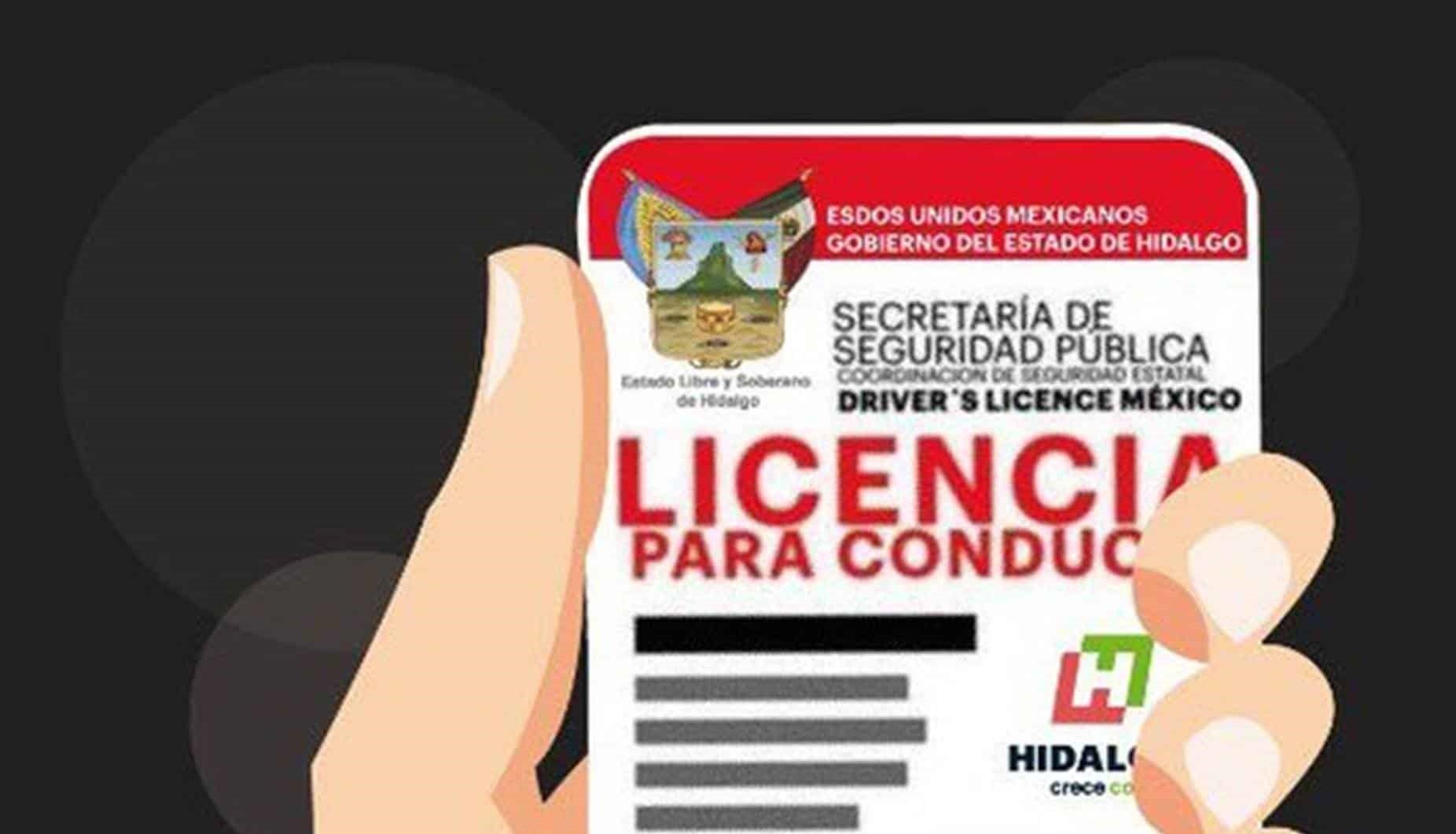 ¿Dónde están ubicados los módulos para tramitar la licencia de conducir en Hidalgo?