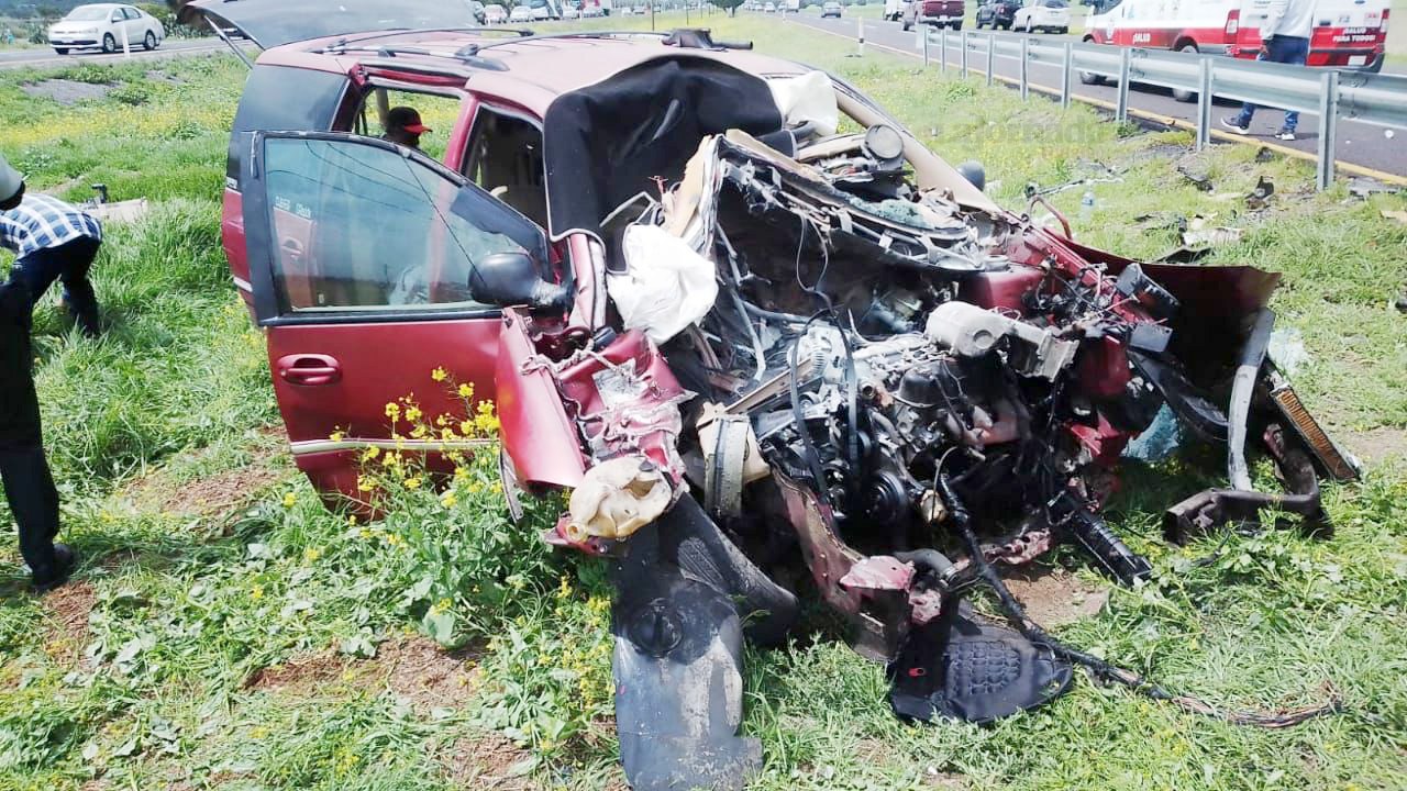 Accidente deja 3 lesionados en la México-Pachuca