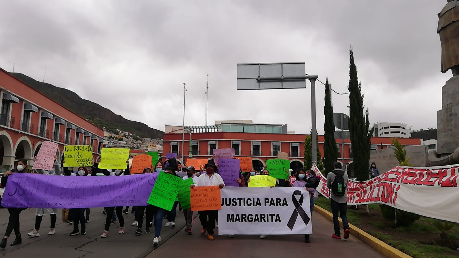 Marchan en Pachuca para exigir justicia por Margarita