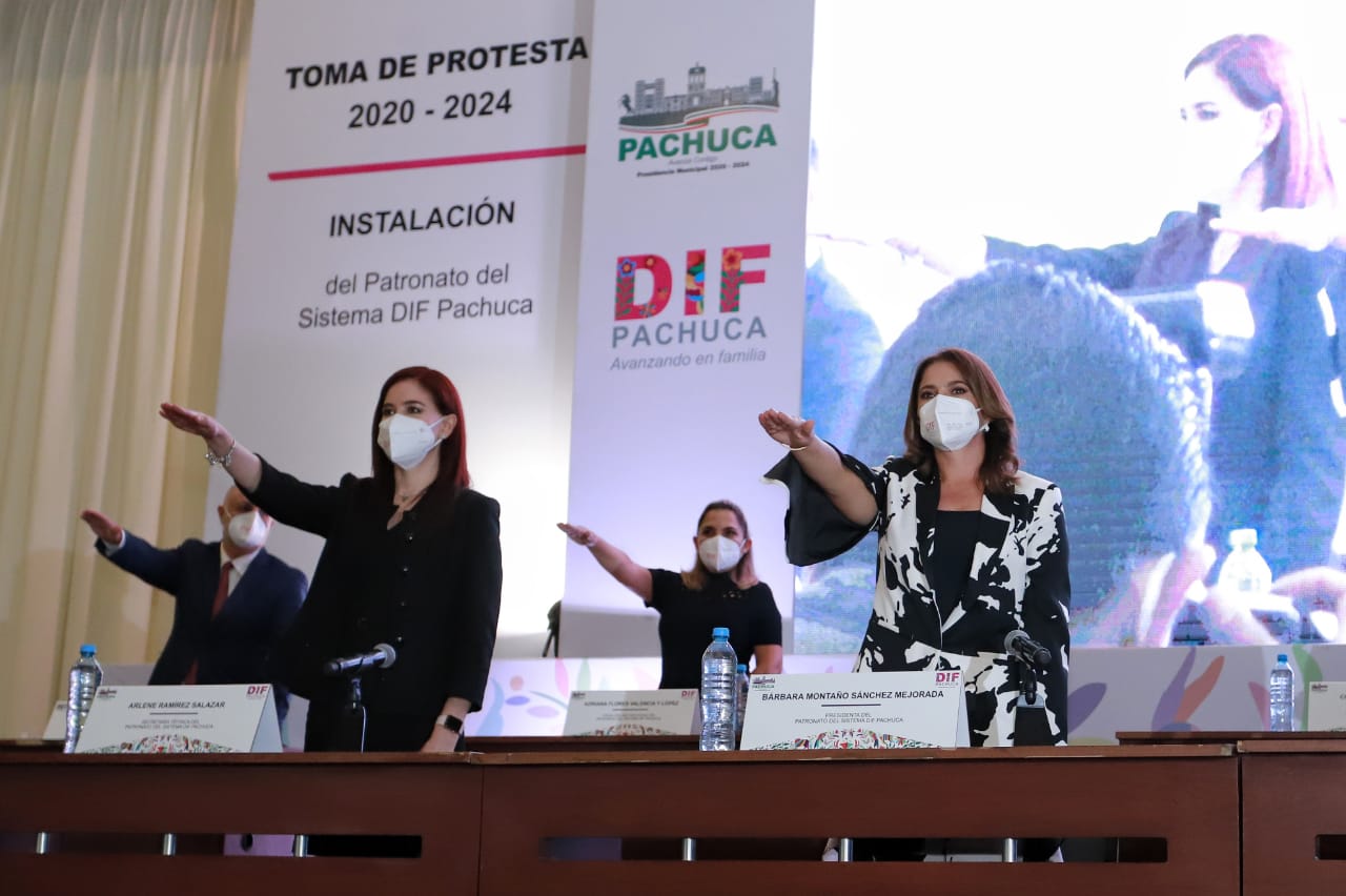 Toman protesta a Patronato de DIF Pachuca con marcado corte empresarial