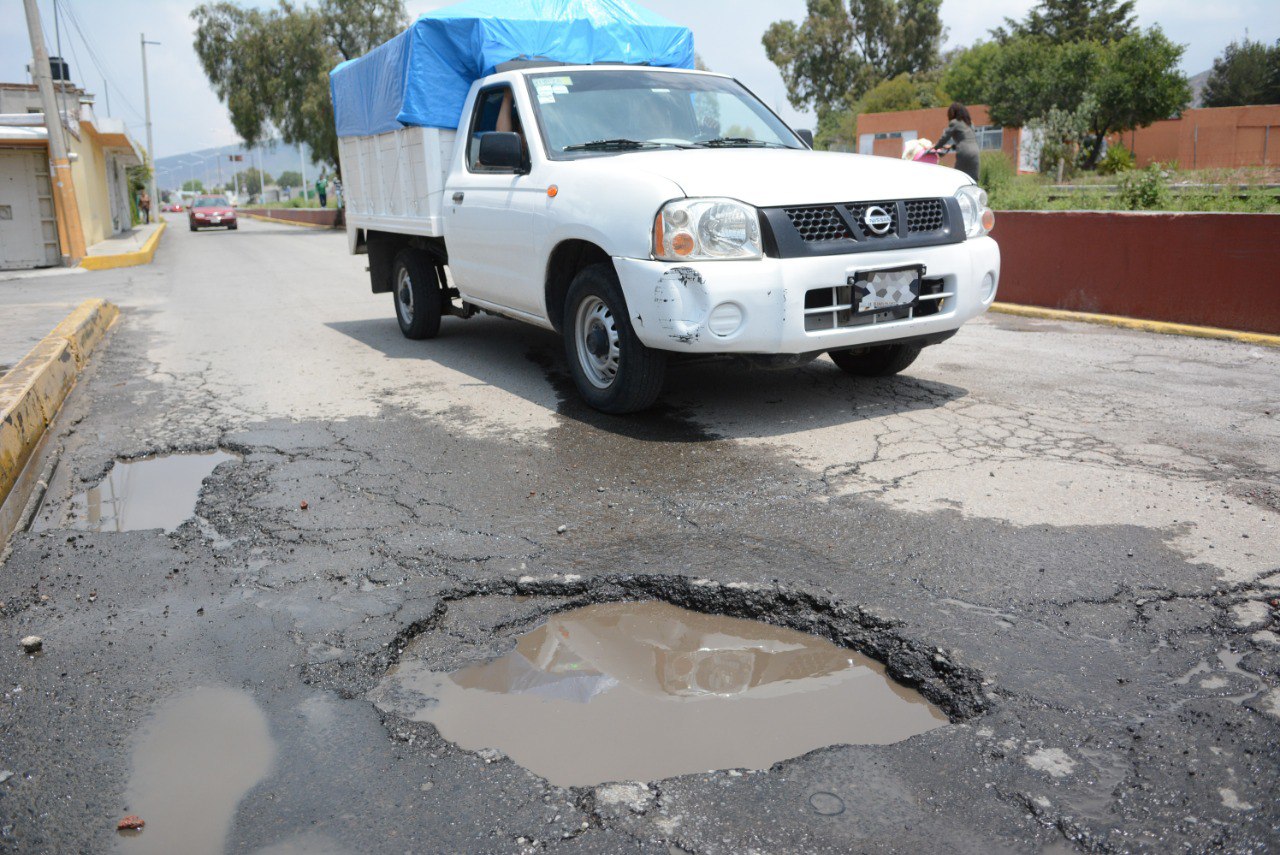 Bacheadas solo 500 calles de Pachuca, de 10 mil