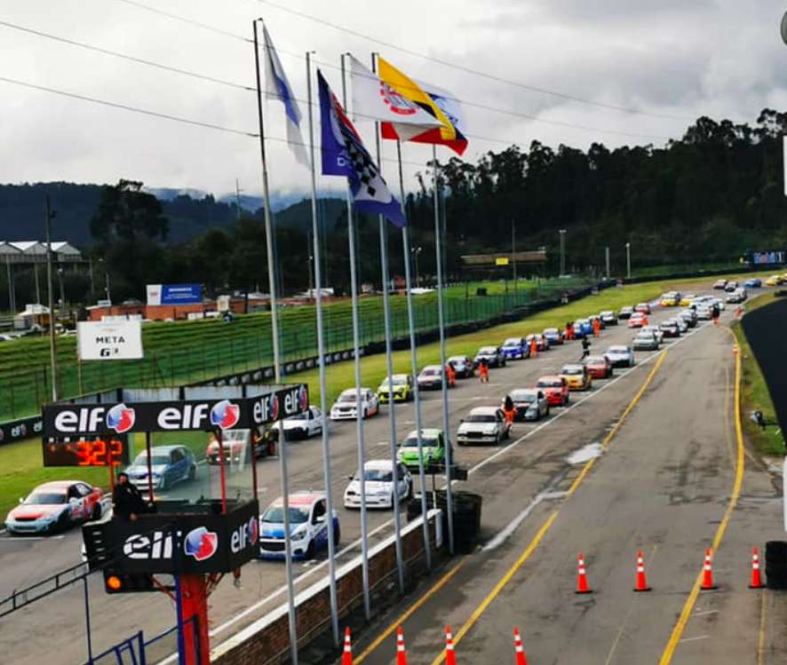 Sergio Carpio no pudo terminar la carrera en la TC Colombiana