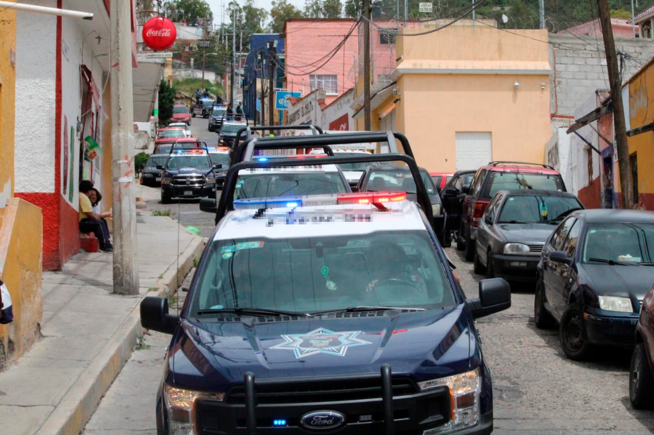 Realizan operativos de vigilancia en barrios altos de Pachuca