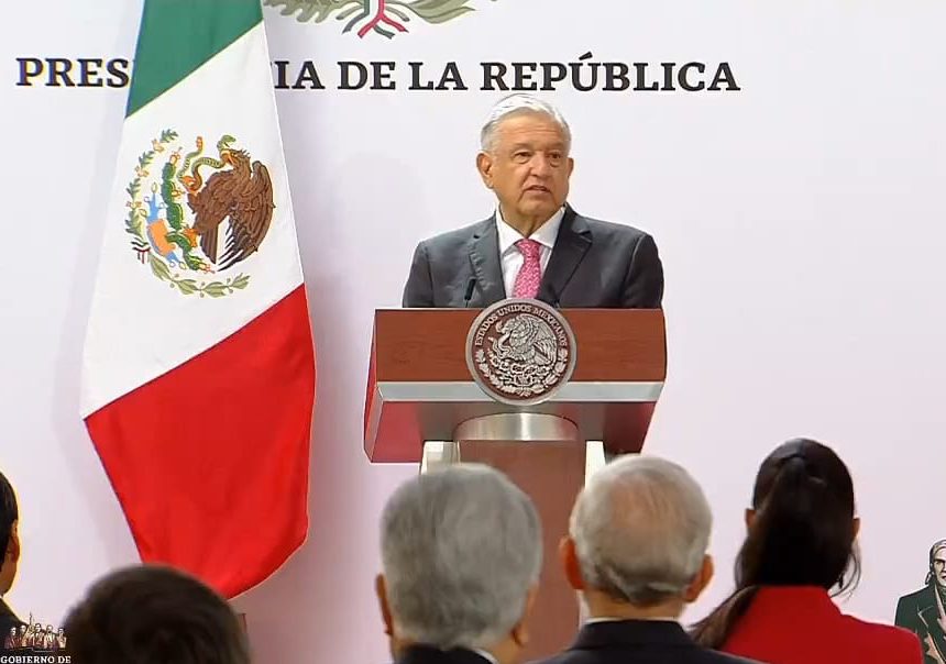 AMLO rinde informe a tres años del triunfo en las urnas