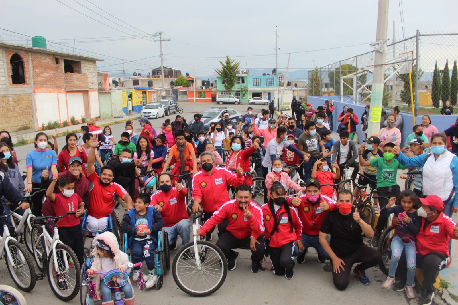 Inmude lleva rodada y promoción deportiva en El Huixmi