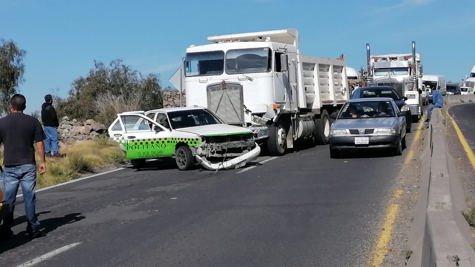 Sin lesionados graves tras accidente en corredor de la montaña: STCH