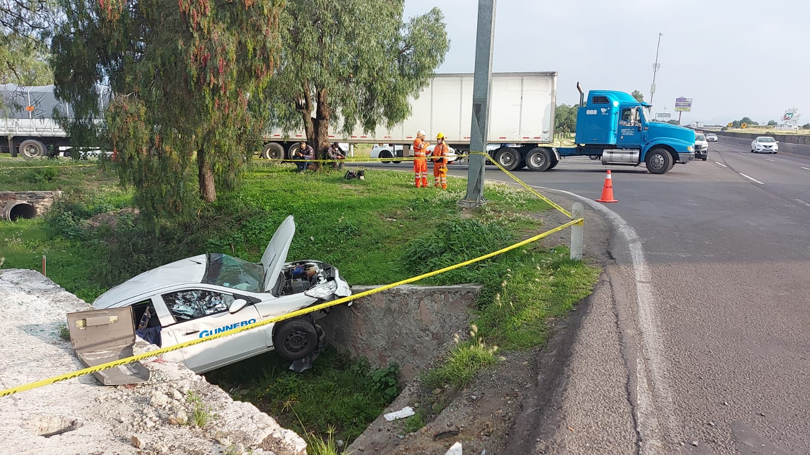 Muere hombre tras accidente en la México-Pachuca