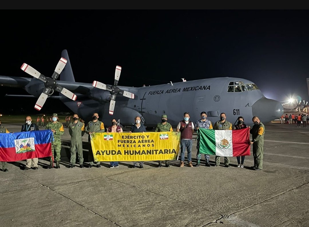 México envía a Haití tres aviones con ayuda humanitaria