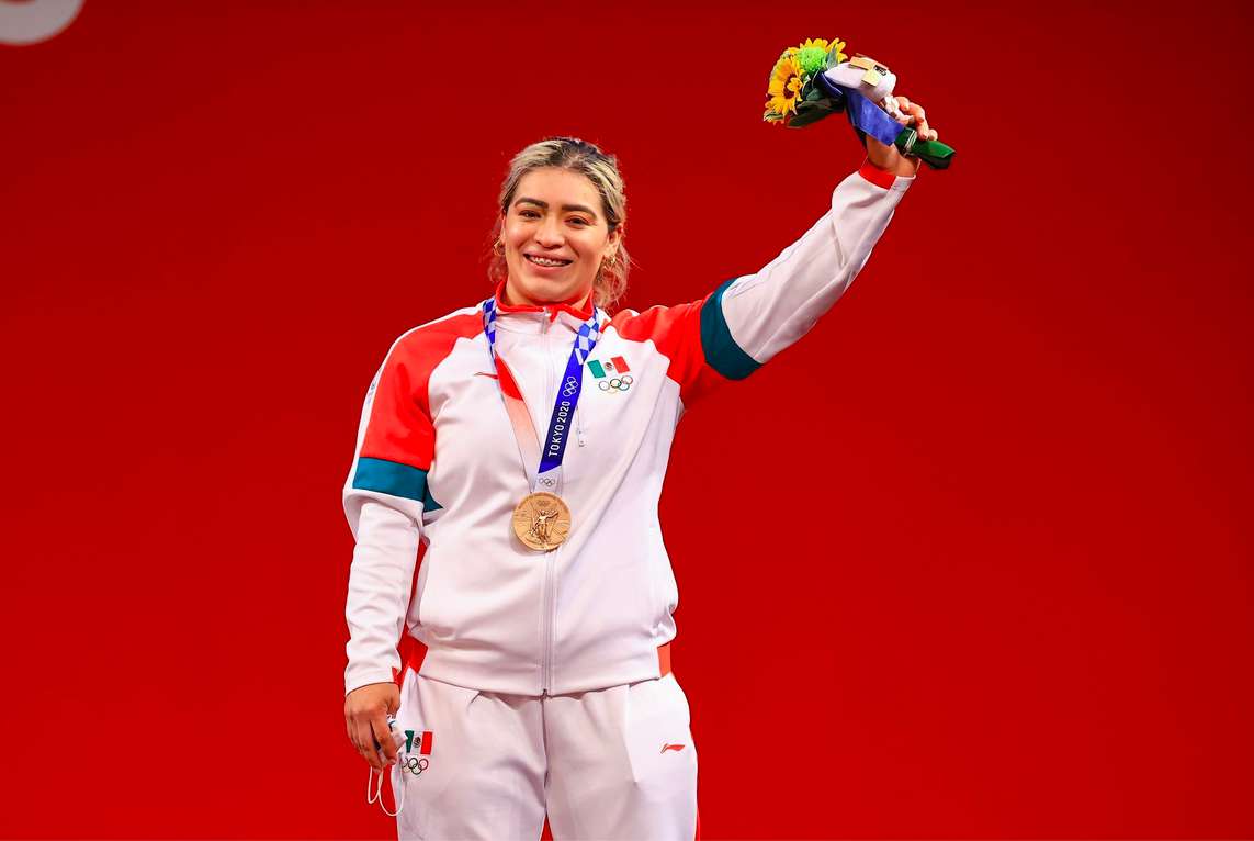 Tokio 2020: Aremi Fuentes logra medalla de bronce en halterofilia