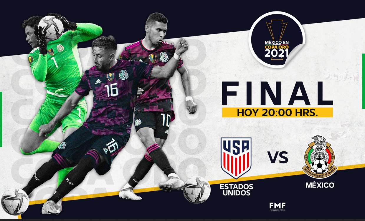 Horario y dónde ver la final de Copa Oro México vs Estados Unidos