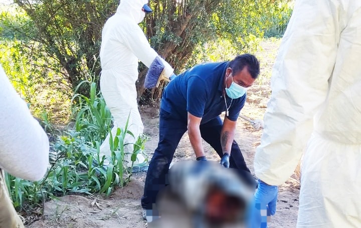 Hallan 5 cadáveres en fosa clandestina en Tecozautla